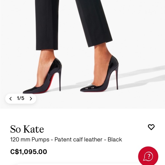 Louboutin  “So Kate” patent calf leather. - Picture 9 of 9